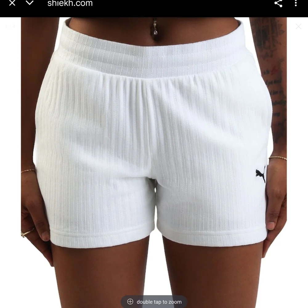 Puma Women's White Shorts